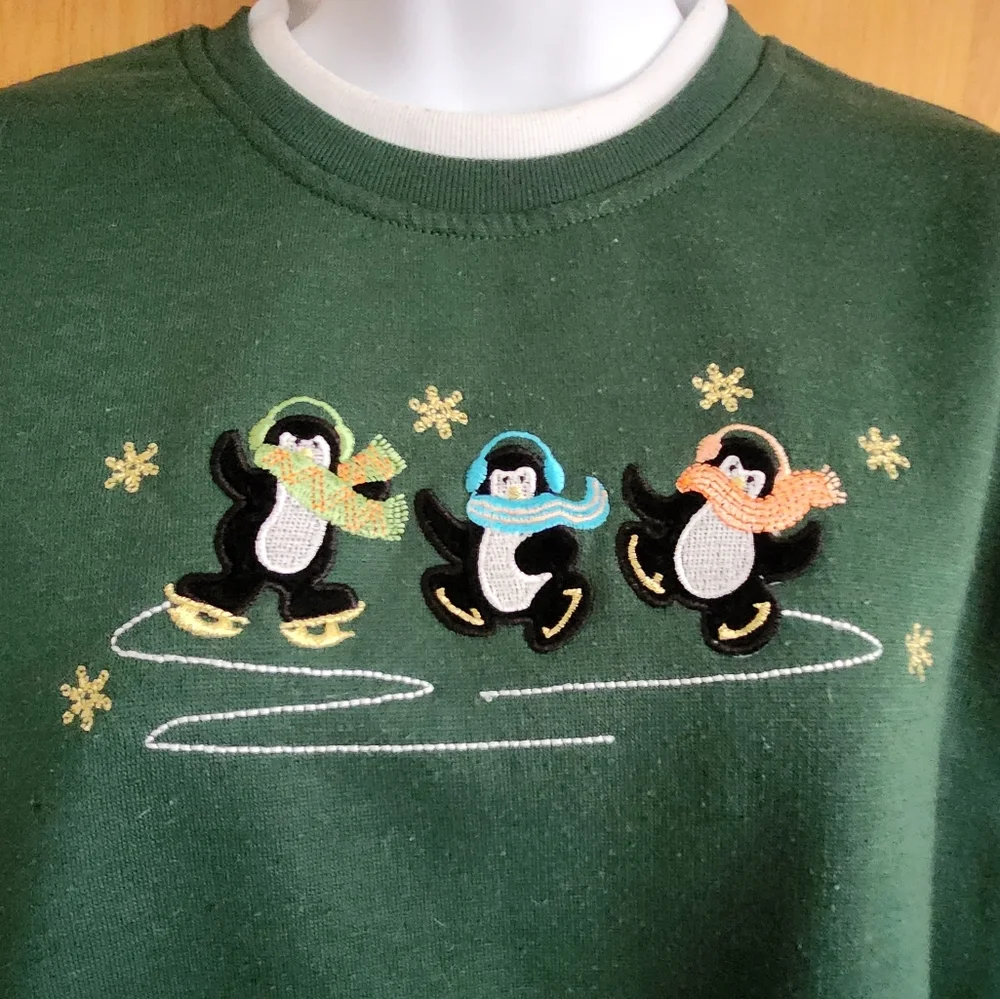 Bobbie Brooks Christmas Sweatshirt 6/8 Vintage